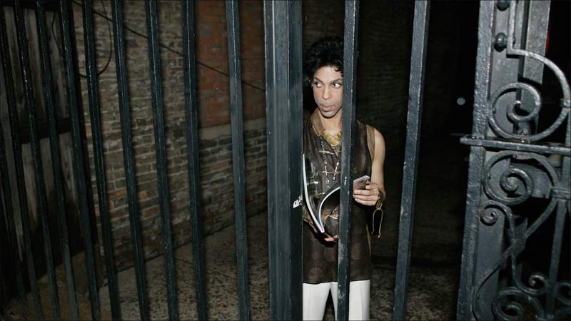 Prince, Impromptu Back Alley Portrait, Chicago 2004