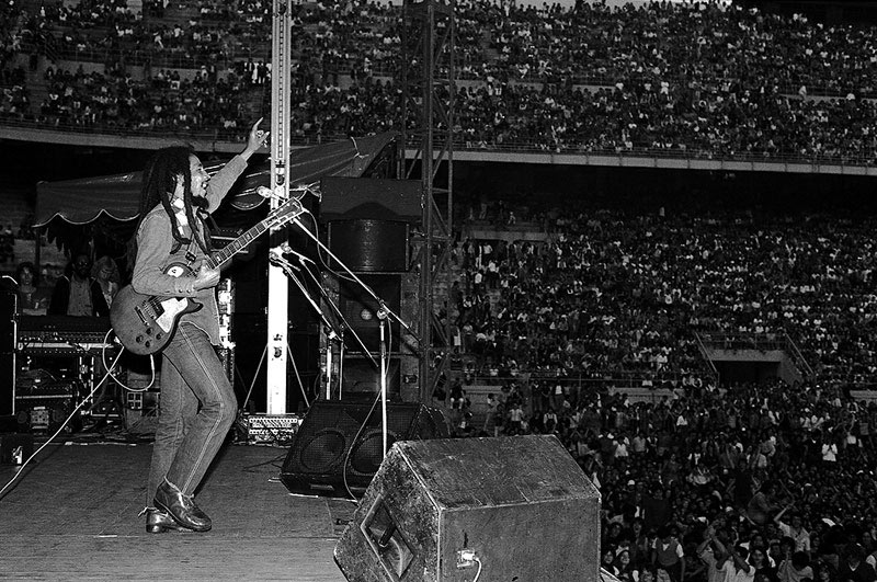 Bob Marley Onstage, Milan, 1980