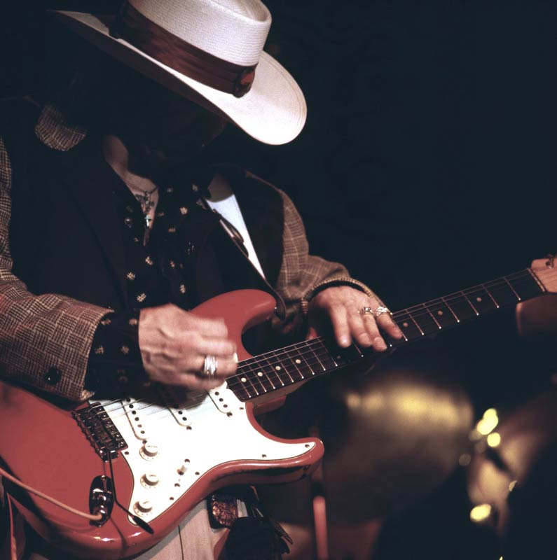Stevie Ray Vaughan Performing at the New Orleans Jazz Festival, 1985