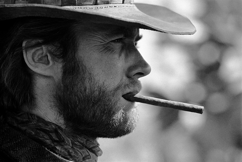Clint Eastwood With Cigar, Durango, Mexico, 1969