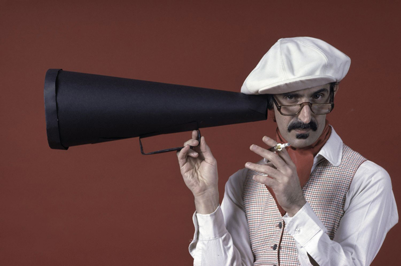 Frank Zappa Portrait with Megaphone, 1980