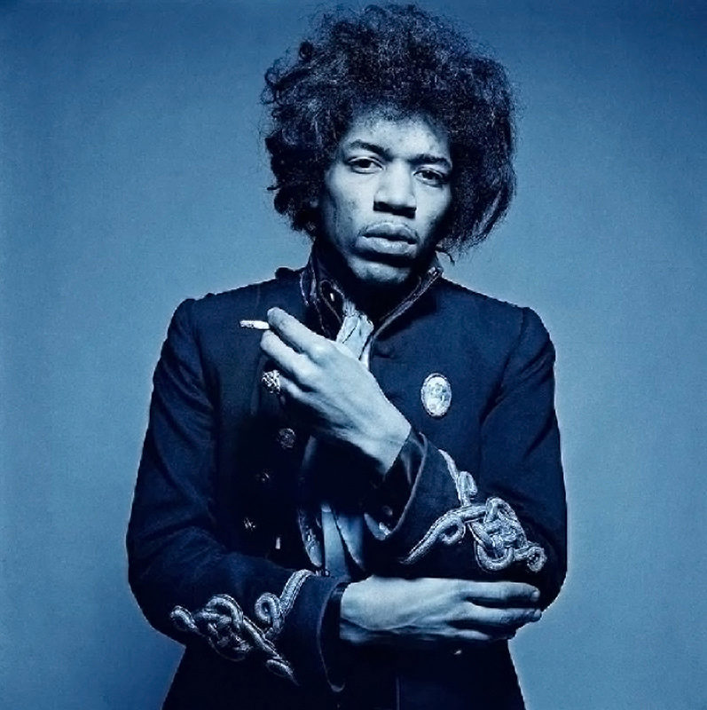 Jimi Hendrix "Blue Smoke", Mason's Yard, London, February, 1967