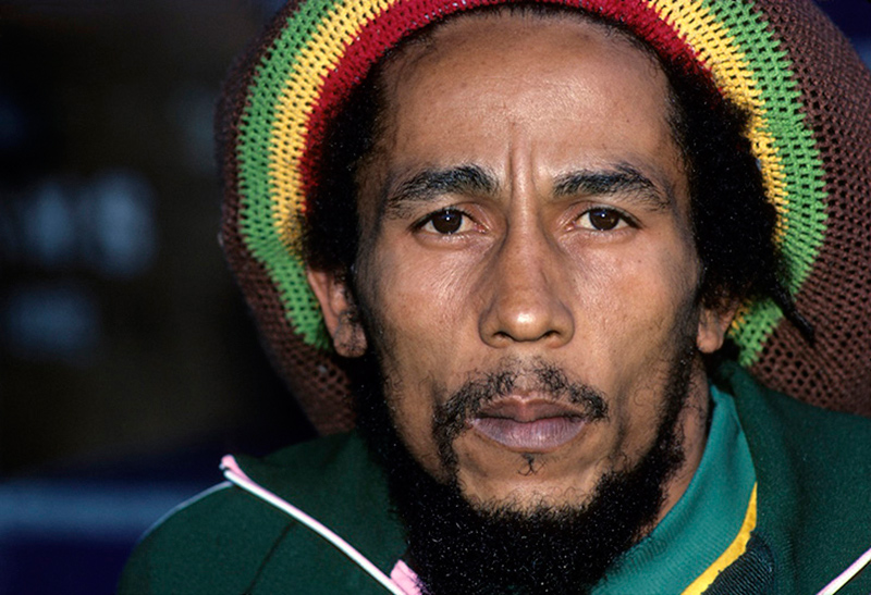 Bob Marley in Rasta Hat, Milan, 1980
