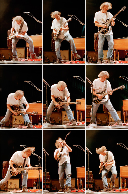 Neil Young Onstage, Nine Frames, c. 2003