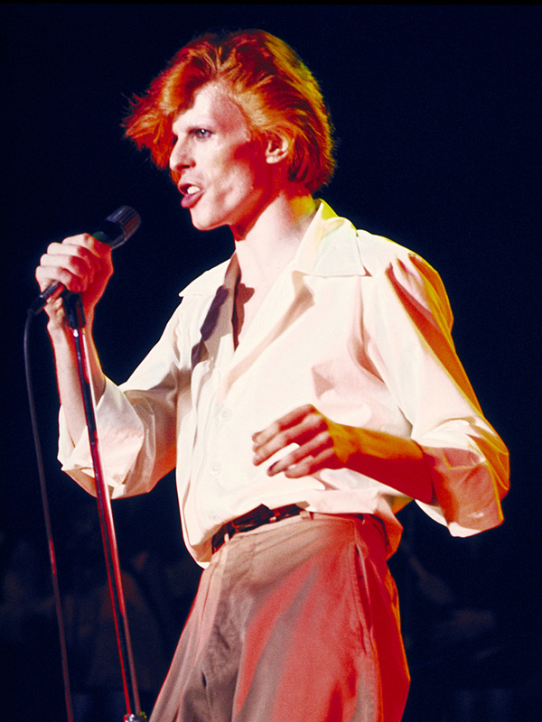 David Bowie Singing, Boston Music Hall, 1974 (Color)