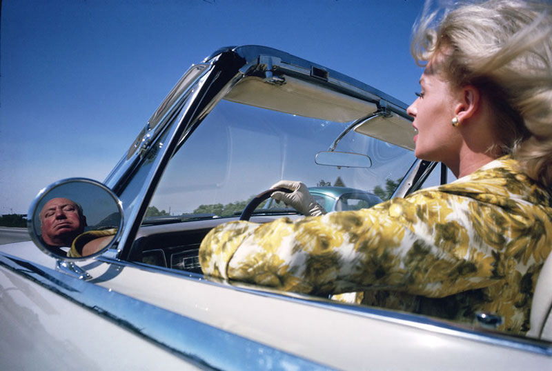 Tippi Hedren Driving with Alfred Hitchcock, Los Angeles, 1962