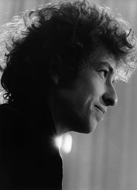 Bob Dylan Smiles, Hollywood Press Conference, 1965