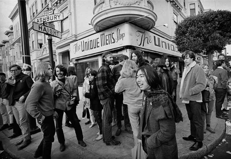 Haight-Ashbury Street Corner, San Francisco, 1967