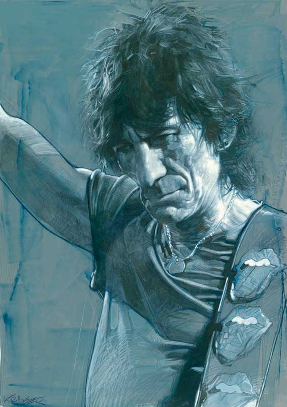 Performing Ronnie Wood, 2007