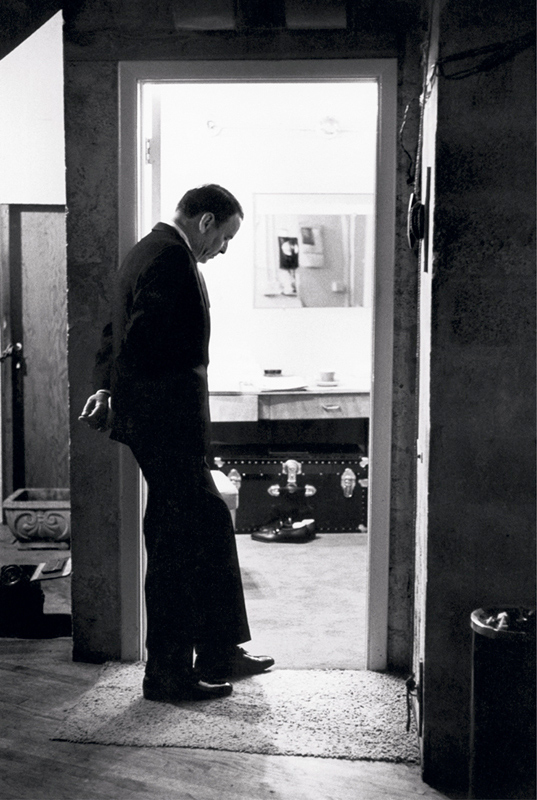 Frank Sinatra Reflecting Before a Performance, London, 1989