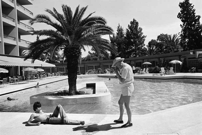 Keith Richards Posing Poolside for Cecil Beaton, Hotel Mamounia, Tangiers, Morocco, 1967