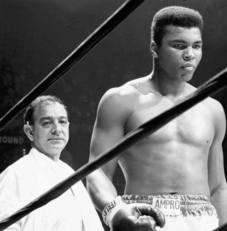 Ali with Trainer Angelo Dundee, Madison Square Garden, NY 1967
