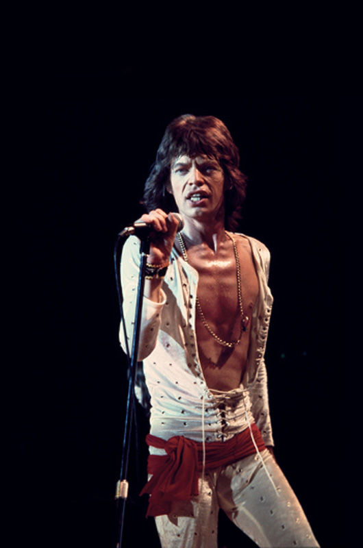 Mick Jagger On Stage - LIFE Magazine Cover, LA Forum, 1972