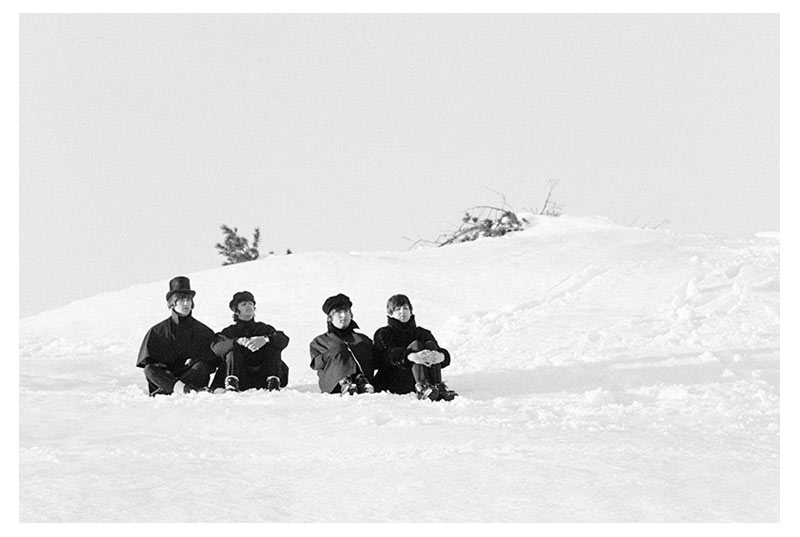 The Beatles in Snow, Austria, 1965 (Ref.#B23)