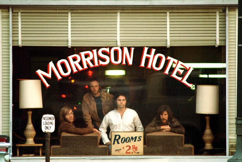 The Doors, Morrison Hotel Album Cover, Los Angeles, 1969
