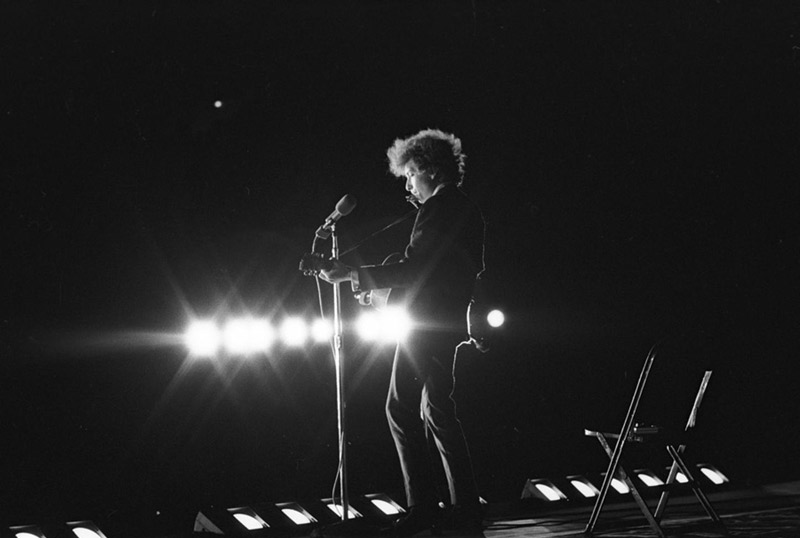 Bob Dylan Onstage, Forest Hills, Queens, NY, 1965