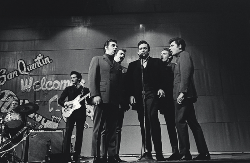 Johnny Cash & The Statler Brothers Onstage, San Quentin 1969