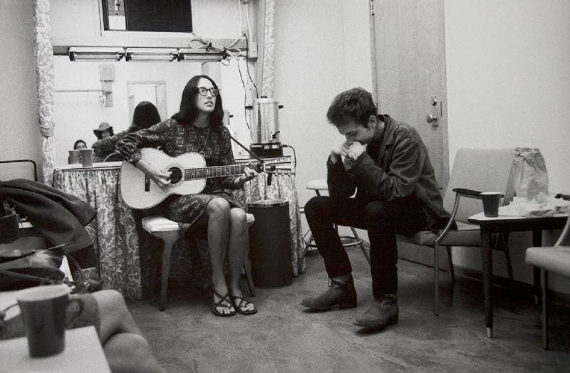 Bob Dylan Backstage with Joan Baez, NYC, 1964