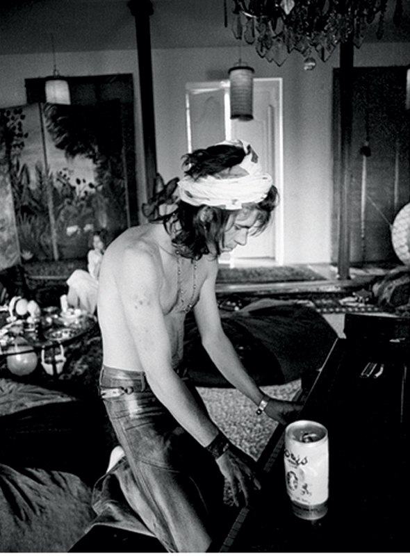 *Keith Richards at the Piano, Los Angeles, CA, 1972