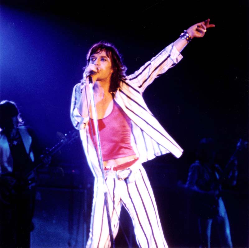 Mick Jagger Onstage at the Cow Palace, San Francisco 1975