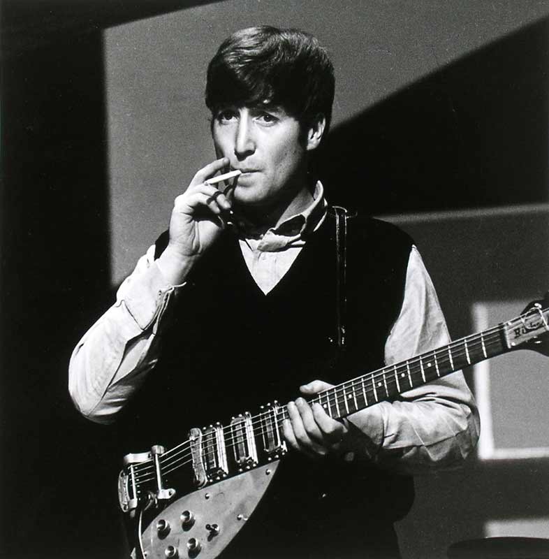 John Lennon Smoking, Twickenham Studios, 1963