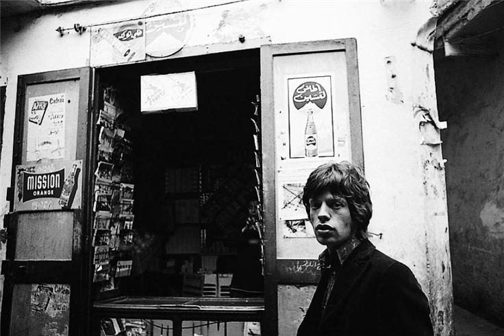 Mick Jagger Outside Tangiers Shop, Morocco, 1967