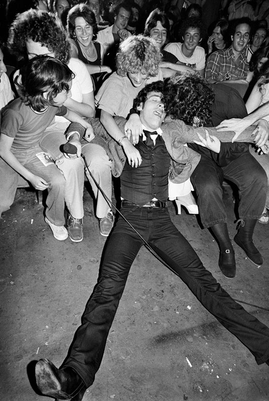 Bruce Springsteen Falling into Crowd, 1978