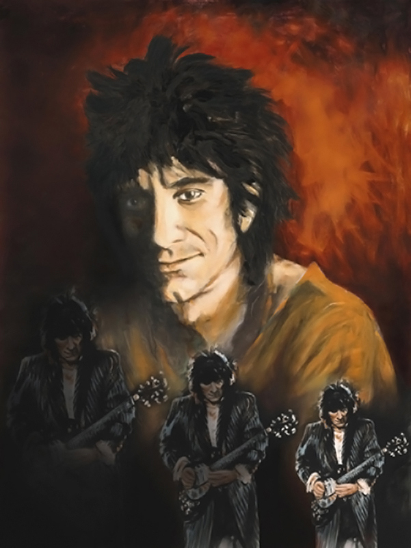 Ronnie Wood, Triple Self-Portrait, 2002