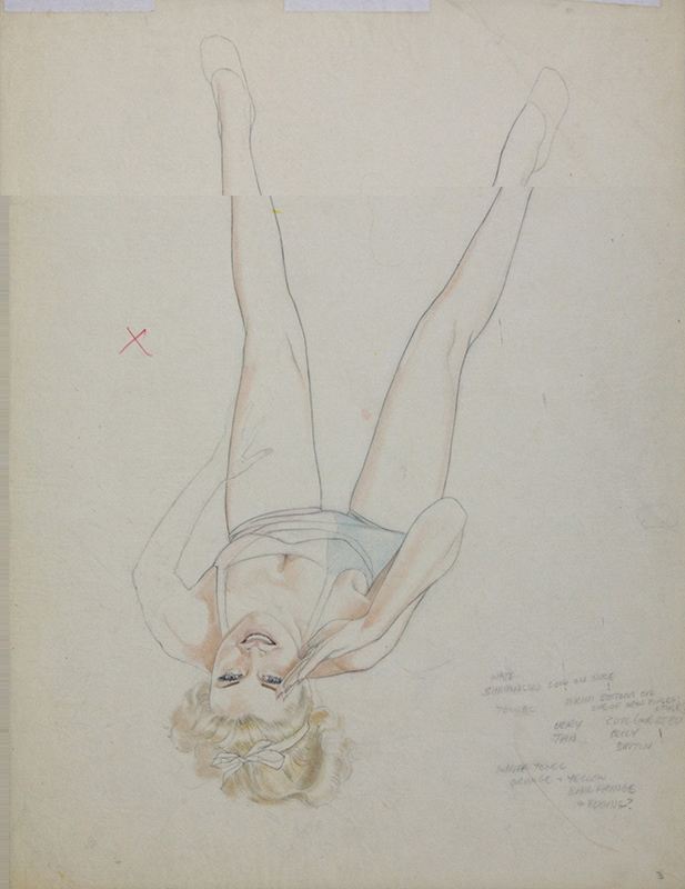 Study of a Reclining Young Woman, 1970