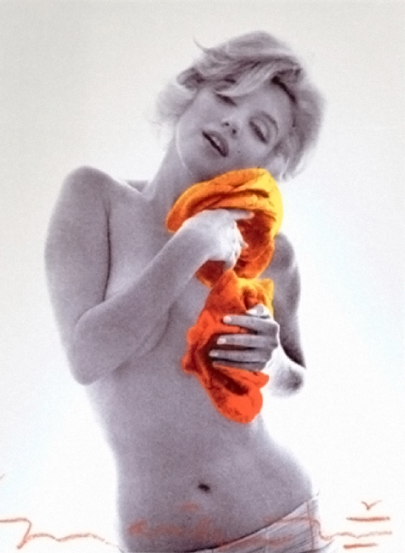 Marilyn Monroe, Orange Roses, From The Last Sitting, 1962