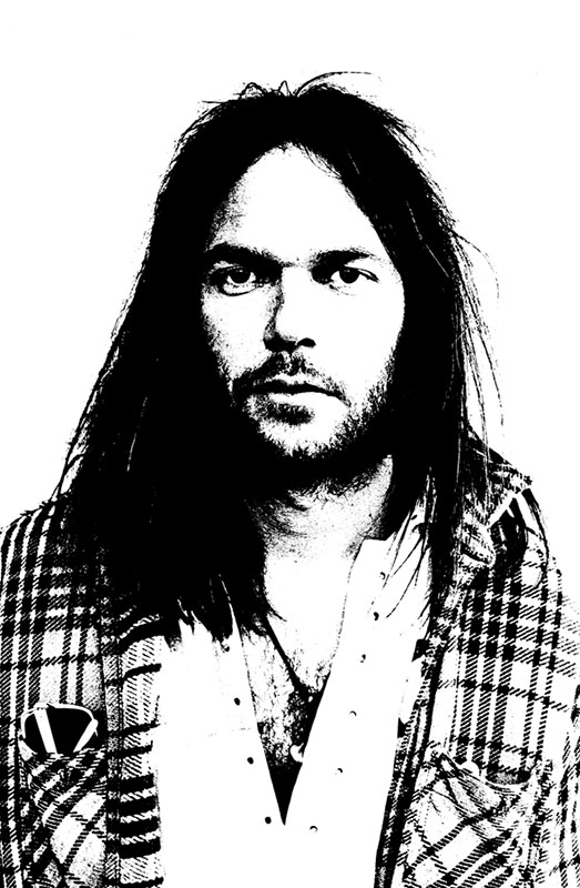 Neil Young Portrait, Hollywood, 1973