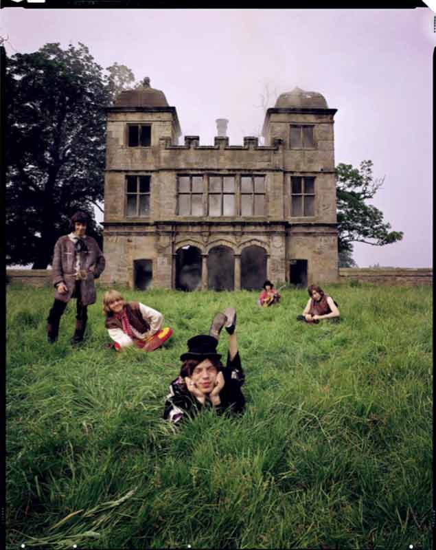 The Rolling Stones - Smoky Stones in Grass, Derbyshire, 1968
