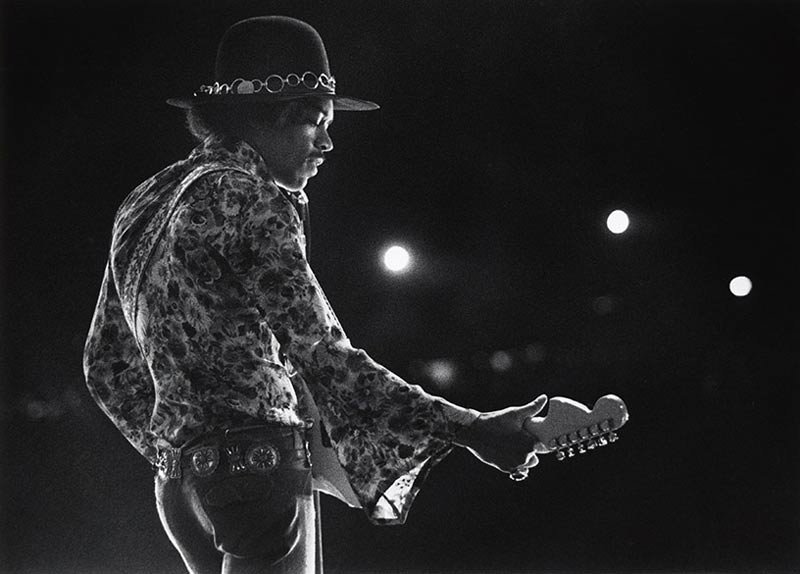 Jimi Hendrix On Stage, Bedfordshire, England, 1968