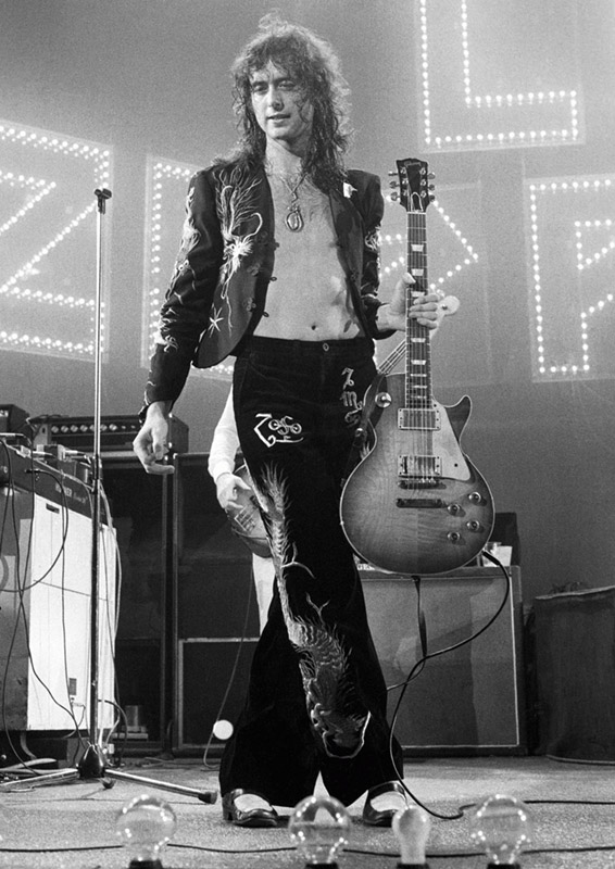 Jimmy Page, Earls Court, London, 1975