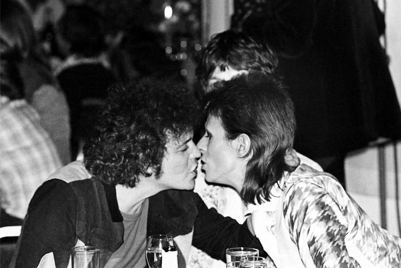 David Bowie & Lou Reed “Kiss”, Cafe Royal, London, July, 1973