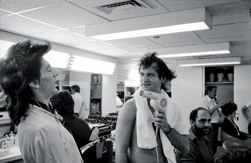 Ronnie Wood & Bill Murray Backstage at SNL, NYC, 1978