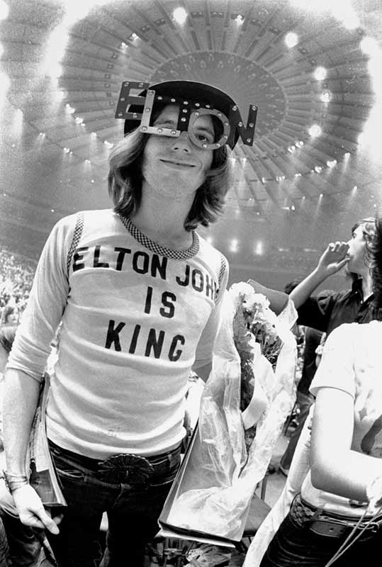 Elton John Fan at Madison Square Garden, 1976
