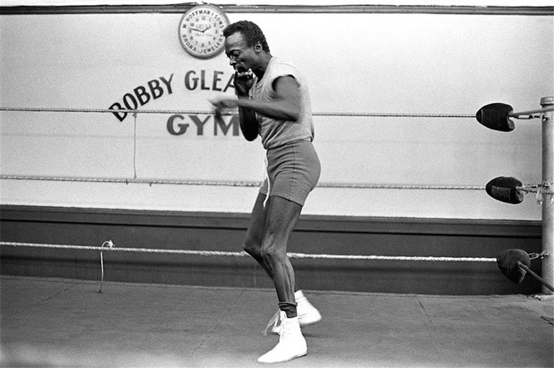 Miles Davis Boxes at Gleason’s Gym, New York, NY, October 1969