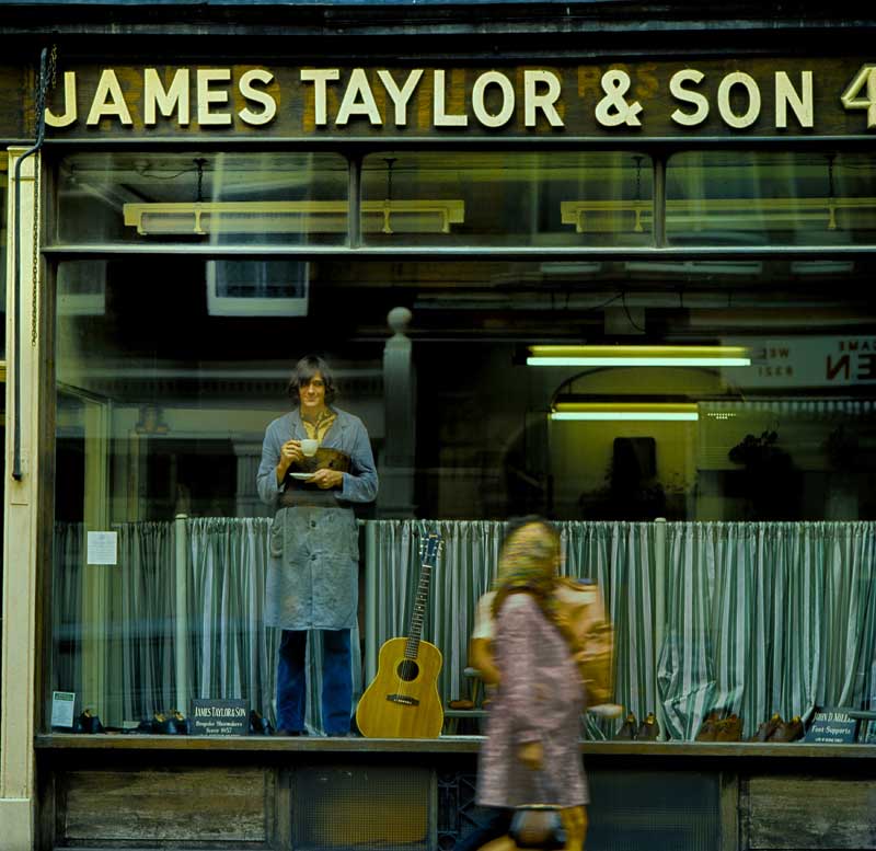 James Taylor with Tea in Window, James Taylor & Son, London, 1968