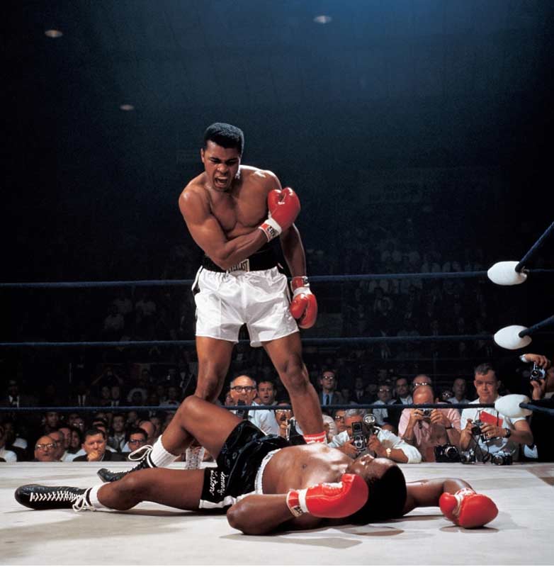Muhammad Ali Knocks Out Sonny Liston, Lewiston ME, 1965