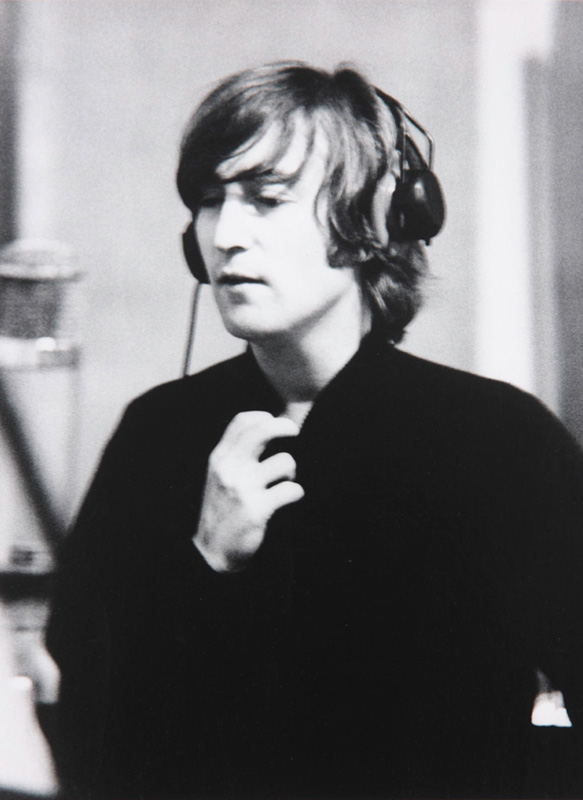 John Lennon, Headphones, Making Revolver, Abbey Road Studios, 1966