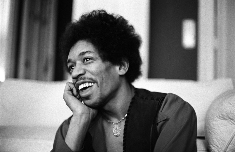 Jimi Hendrix Smiles, New York City, February 1970