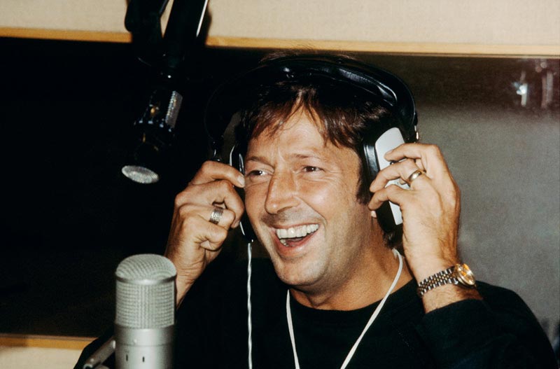 Eric Clapton in Studio, Bahamas, c. 1982