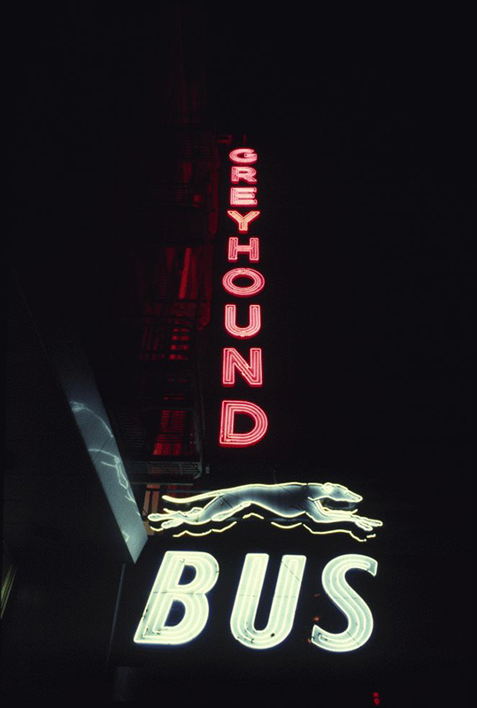 San Francisco Neon Series, Greyhound Bus Terminal, 1980