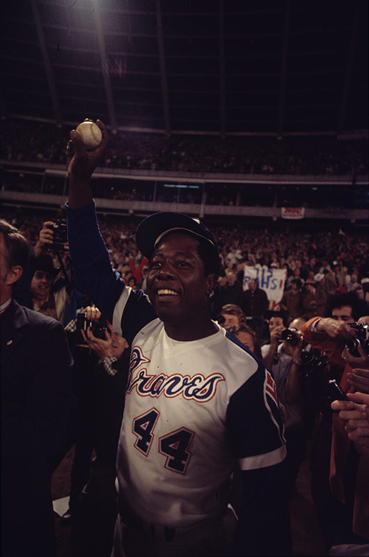 Hank Aaron, Home Run Champ, Atlanta, 1974