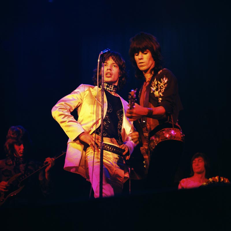 Mick Jagger & Keith Richards Onstage - The Glimmer Twins, Copenhagen, 1970