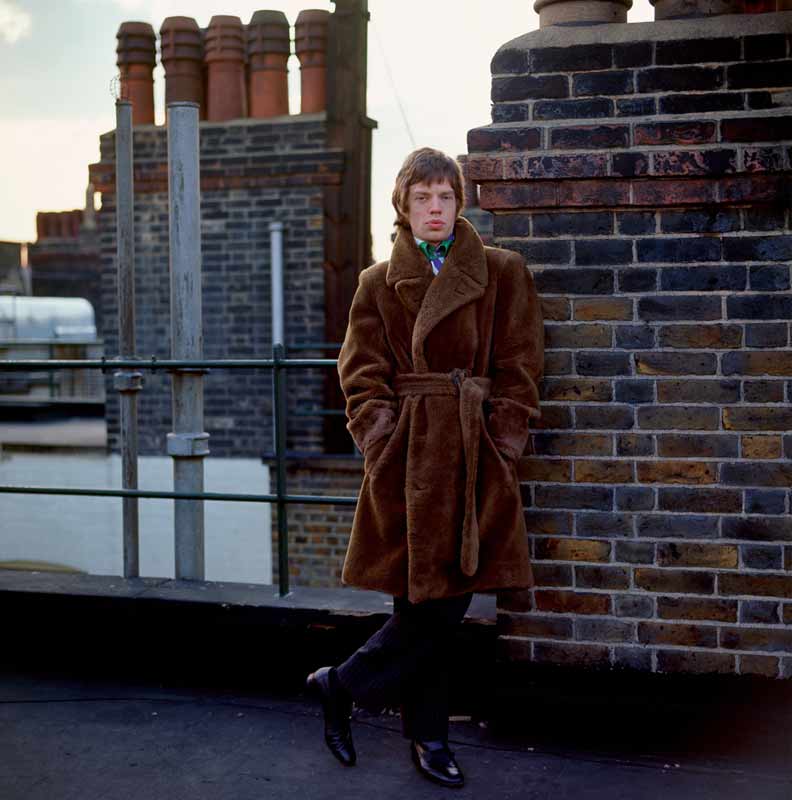 Mick Jagger on the Roof, at Home, London, 1966