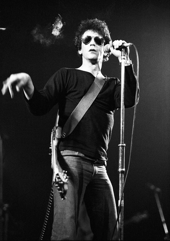 Lou Reed Performing at the Victoria Palace Theatre, London, 1983