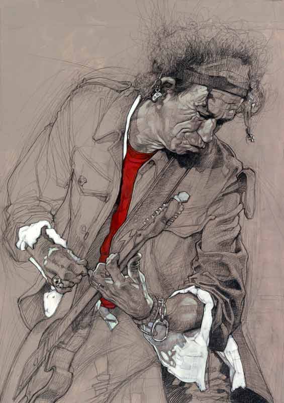 Performing Keith Richards, 2007