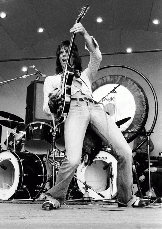 Jeff Beck Performing at the Crystal Palace Bowl, 1973